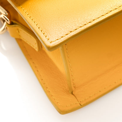 Jacquemus Grained Calfskin Le Chiquito Dark Yellow 7 of 14