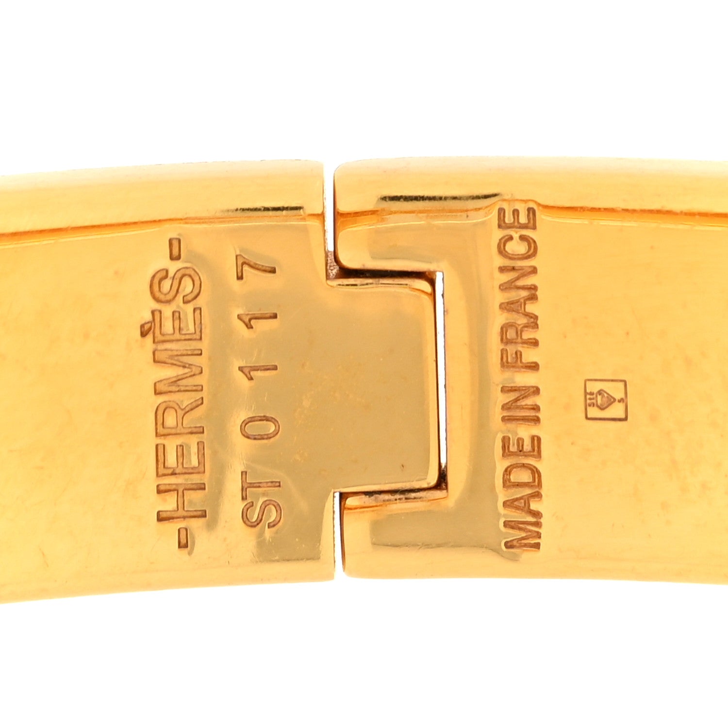 Hermes Enamel Narrow Clic Clac H Bracelet PM Black 4 of 5