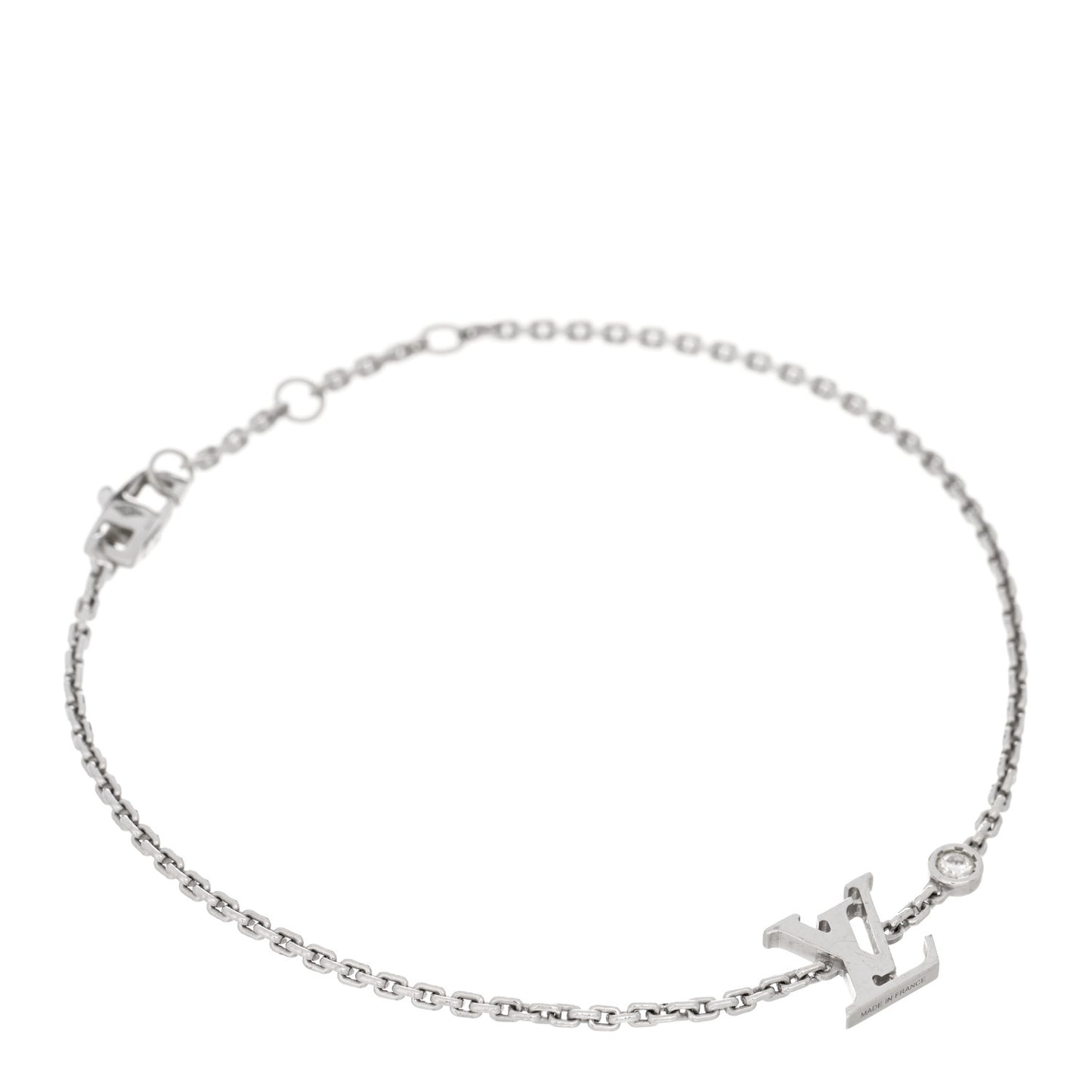18K White Gold Diamond Idylle Blossom LV Bracelet