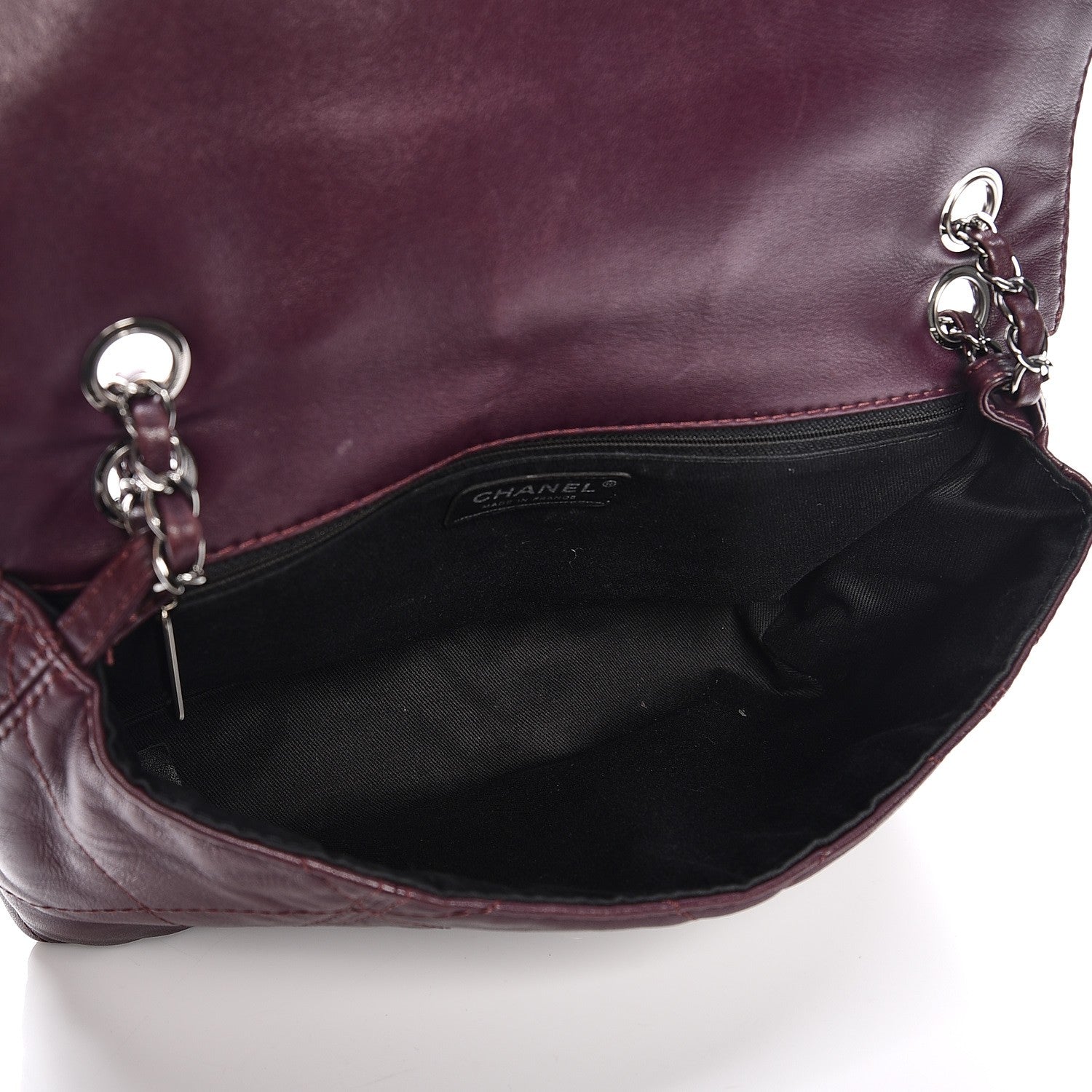 Chanel Lambskin Quilted Large Soft Touch Flap Burgundy 5 of 17