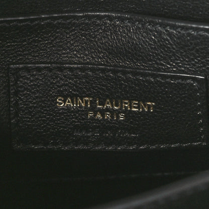 Saint Laurent Grain de Poudre Mini Classic Monogram Cassandra Top Handle Black 6 of 12