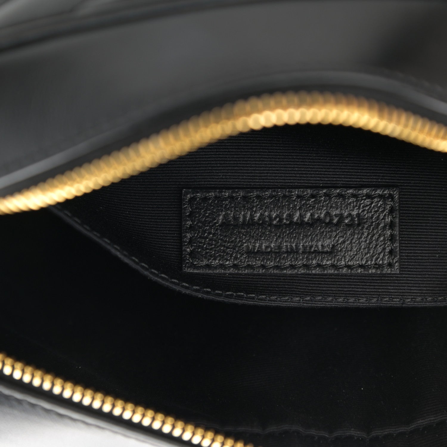 Saint Laurent Calfskin Matelasse Monogram Lou Camera Bag Black 7 of 10