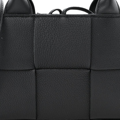 Bottega Veneta Grained Calfskin Intrecciato Candy Arco Tote Black 10 of 14