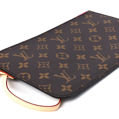 Louis Vuitton Monogram Neverfull MM GM Pochette Pivoine 9 of 10