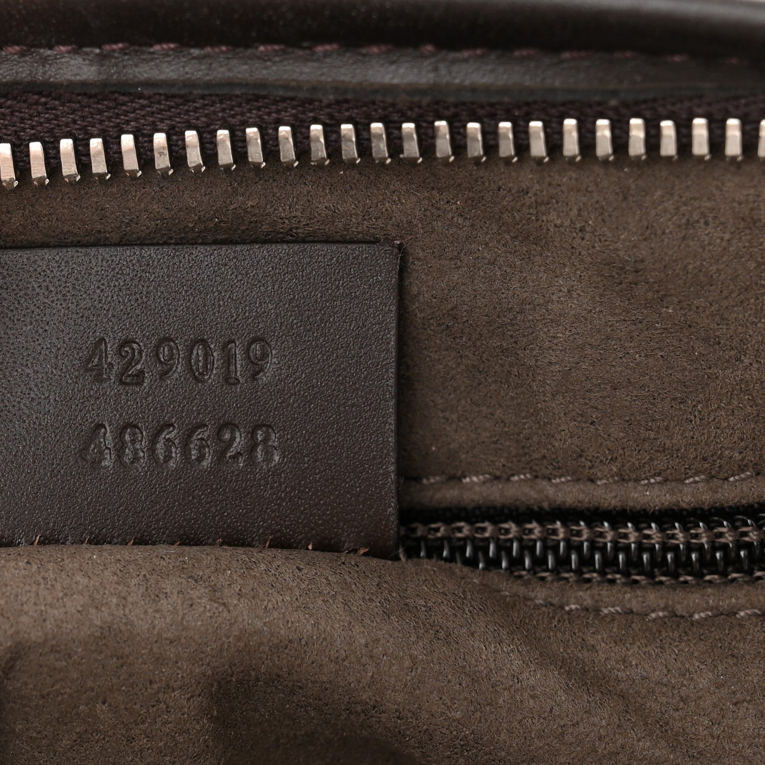 Gucci GG Supreme Monogram Small Zippered Tote Dark Brown 7 of 11