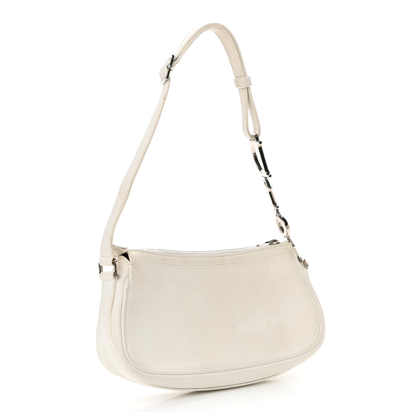 Calfskin Shoulder Bag White