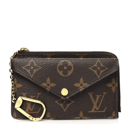 Louis Vuitton Monogram Recto Verso Card Holder Black 1 of 10