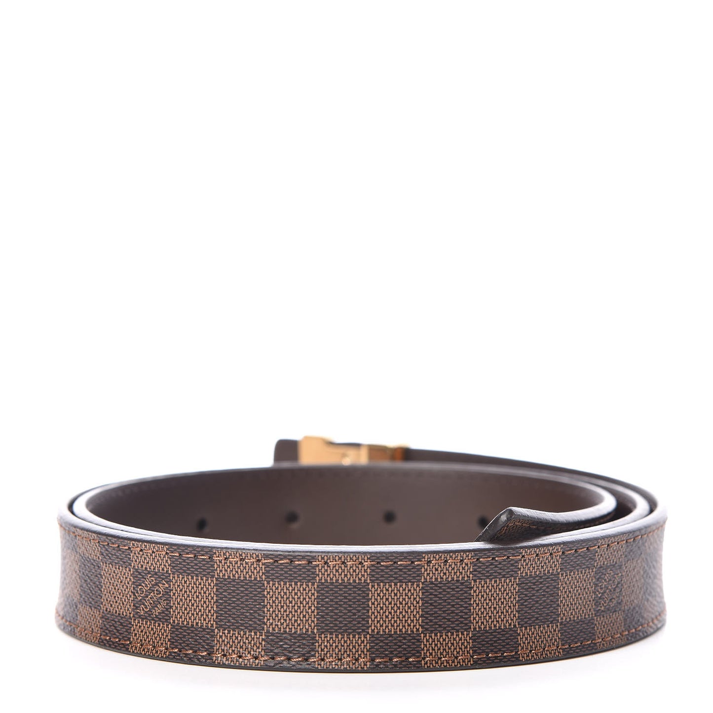 Mini Damier Ebene 25mm LV Initiales Belt 85 34