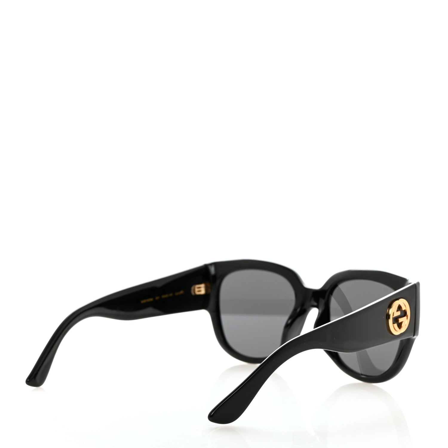 Gucci Acetate Square Frame Sunglasses Black 4 of 8