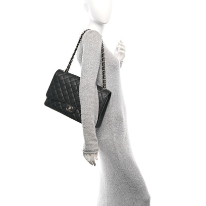 Chanel Caviar Quilted Maxi Double Flap Black 2 of 10