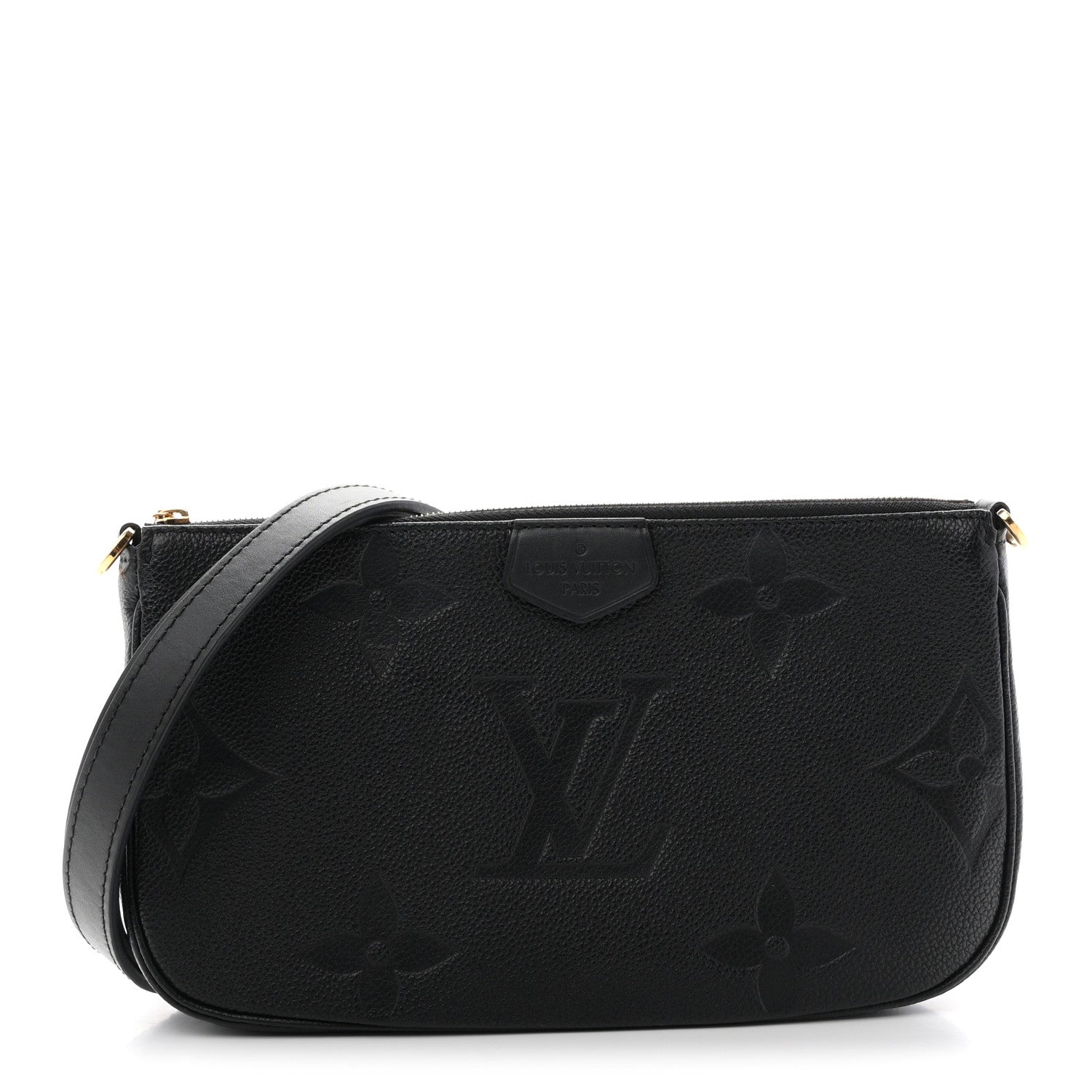 Louis Vuitton Empreinte Monogram Giant Multi Pochette Accessories Large Pochette Black 1 of 10