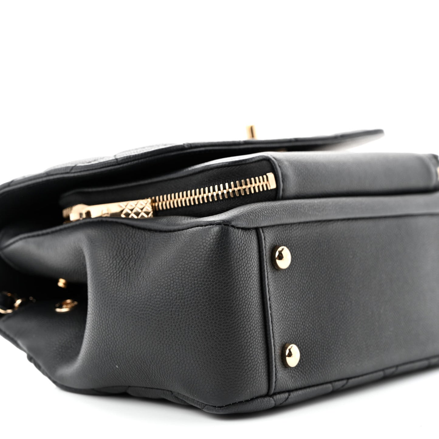 Caviar Quilted Medium Business Affinity Flap Black