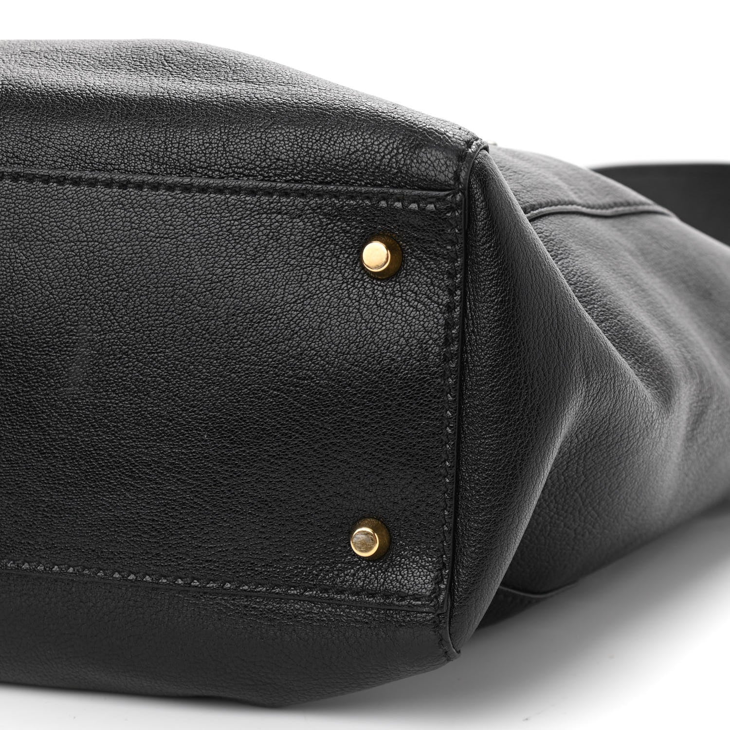 Christian Dior Goatskin DIORANGELES Tote Black 10 of 11