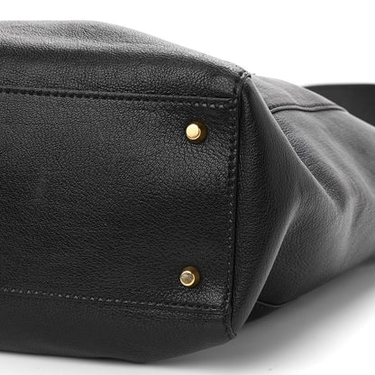 Christian Dior Goatskin DIORANGELES Tote Black 10 of 11