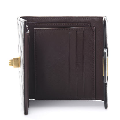 Chanel Aged Calfskin Quilted Reissue Compact Wallet Black 5 of 10