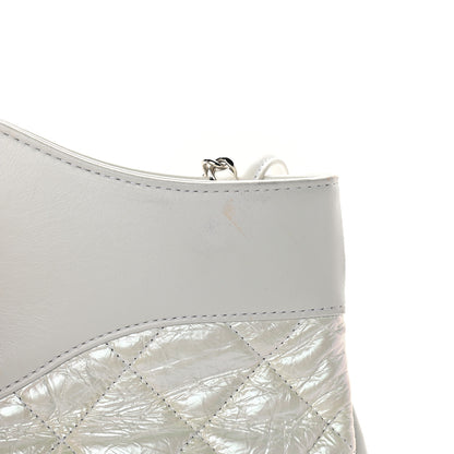 Chanel Crumpled Calfskin Quilted Large 31 Shopping Bag White 10 of 12