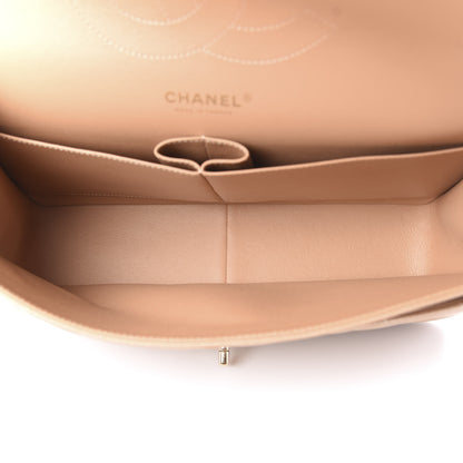 Chanel Caviar Quilted Jumbo Double Flap Beige 5 of 11