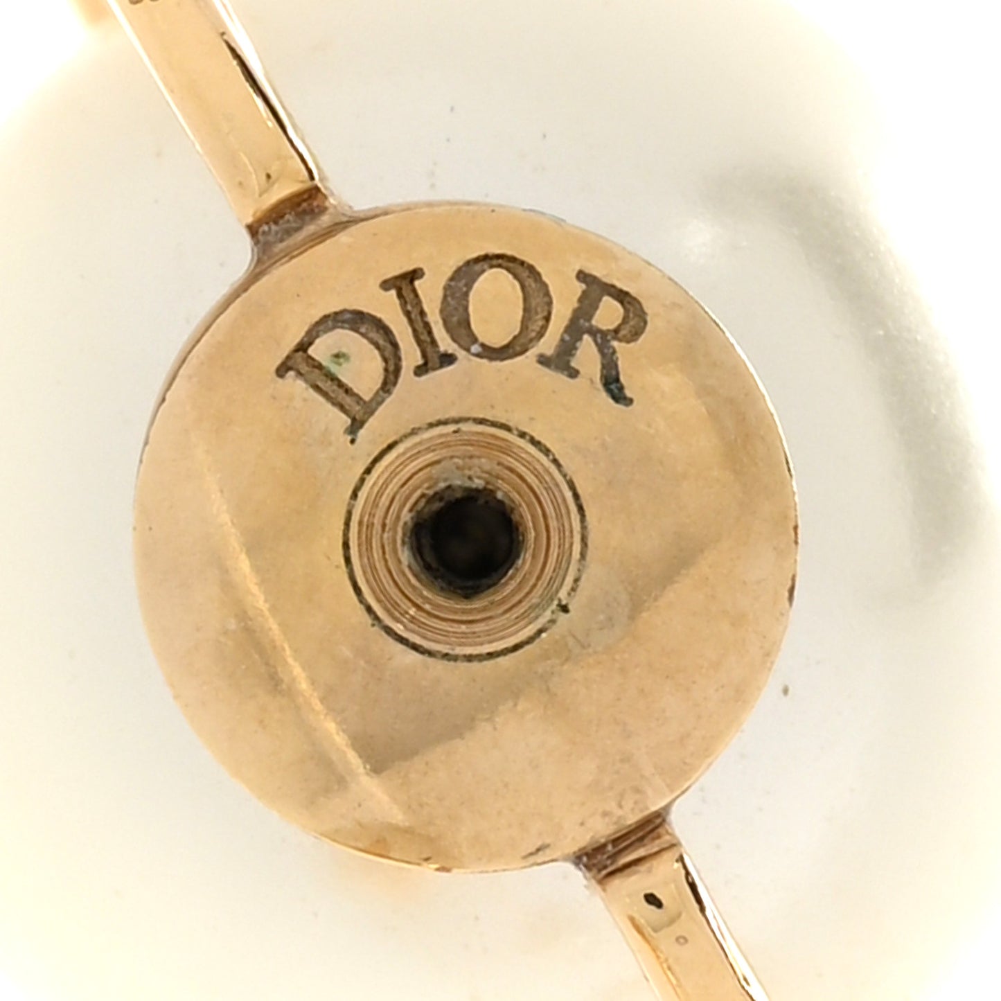 Pearl Mise En Dior Tribal Hoop Earrings