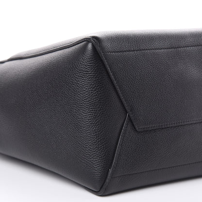 Celine Soft Grained Calfskin Sangle Bucket Bag Black 7 of 8