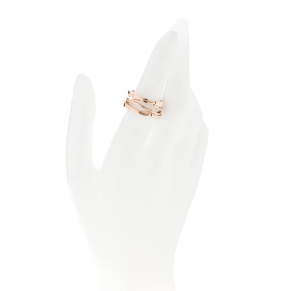 Bulgari 18K Rose Gold B.Zero1 Legend Three-Band Ring 55 7.25 2 of 5