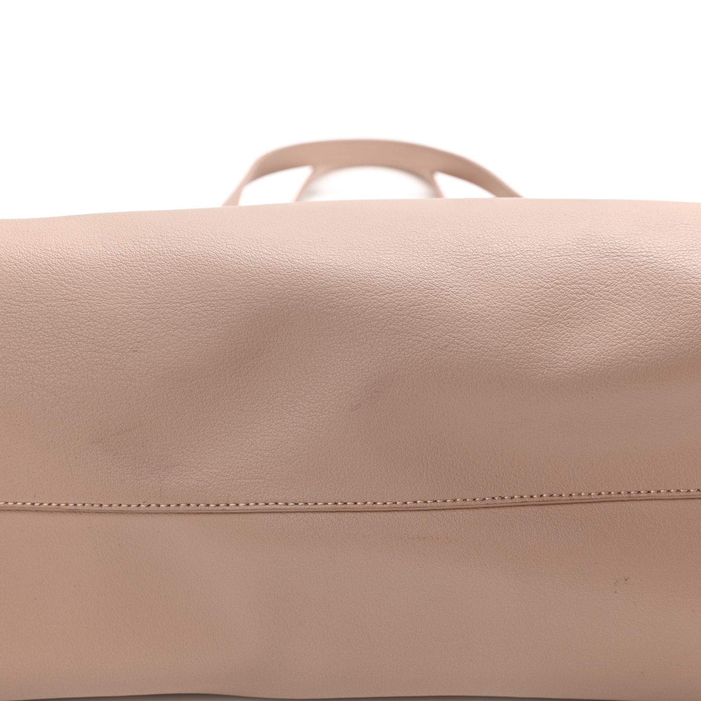 Calfskin Large Shopping Tote Pale Blush