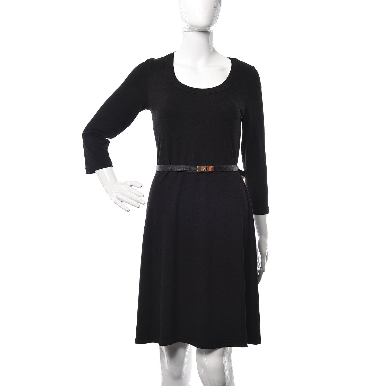 Hermes Epsom Kelly Belt Black 2 of 5