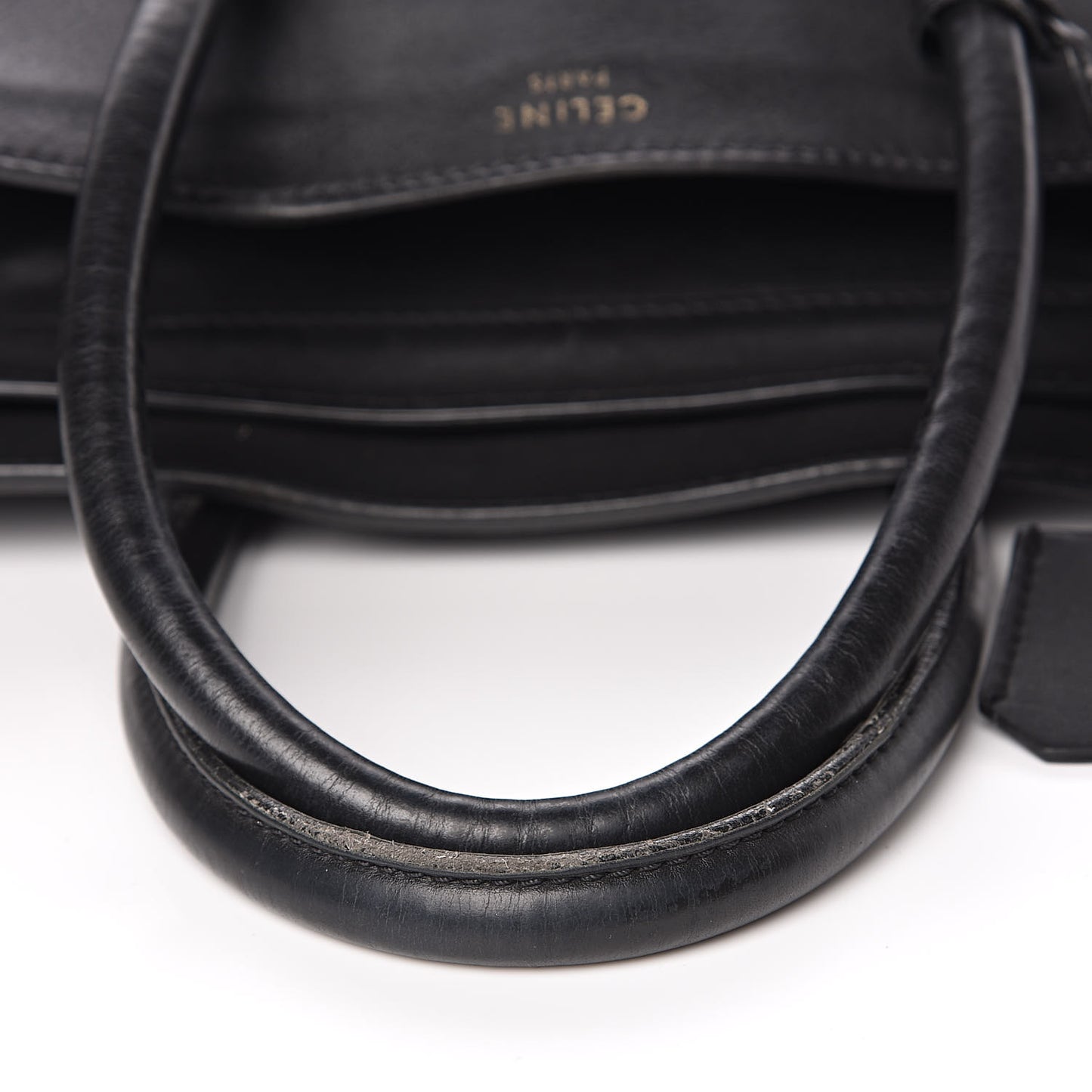 Smooth Calfskin Mini Envelope Luggage Black