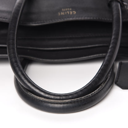 Celine Smooth Calfskin Mini Envelope Luggage Black 13 of 16