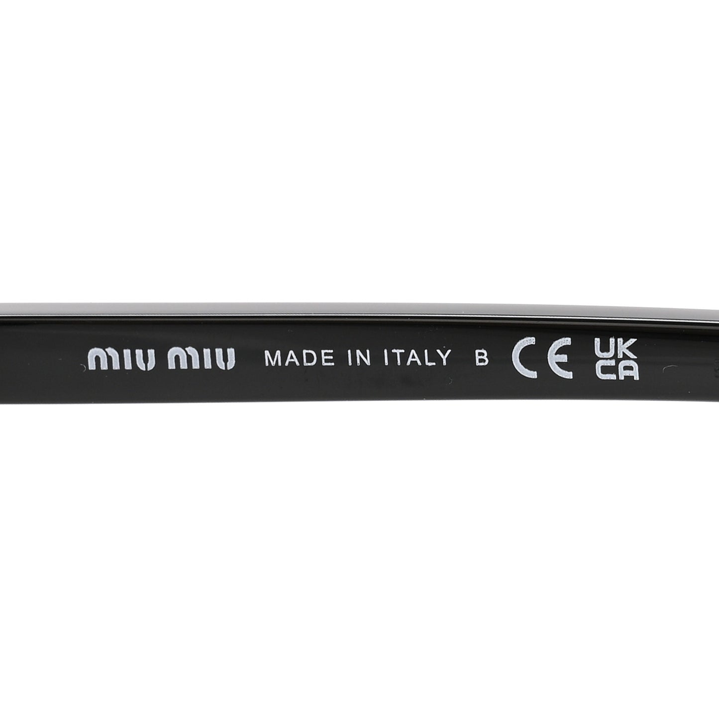 Acetate Rectangle Regard Sunglasses SMU11Z Black