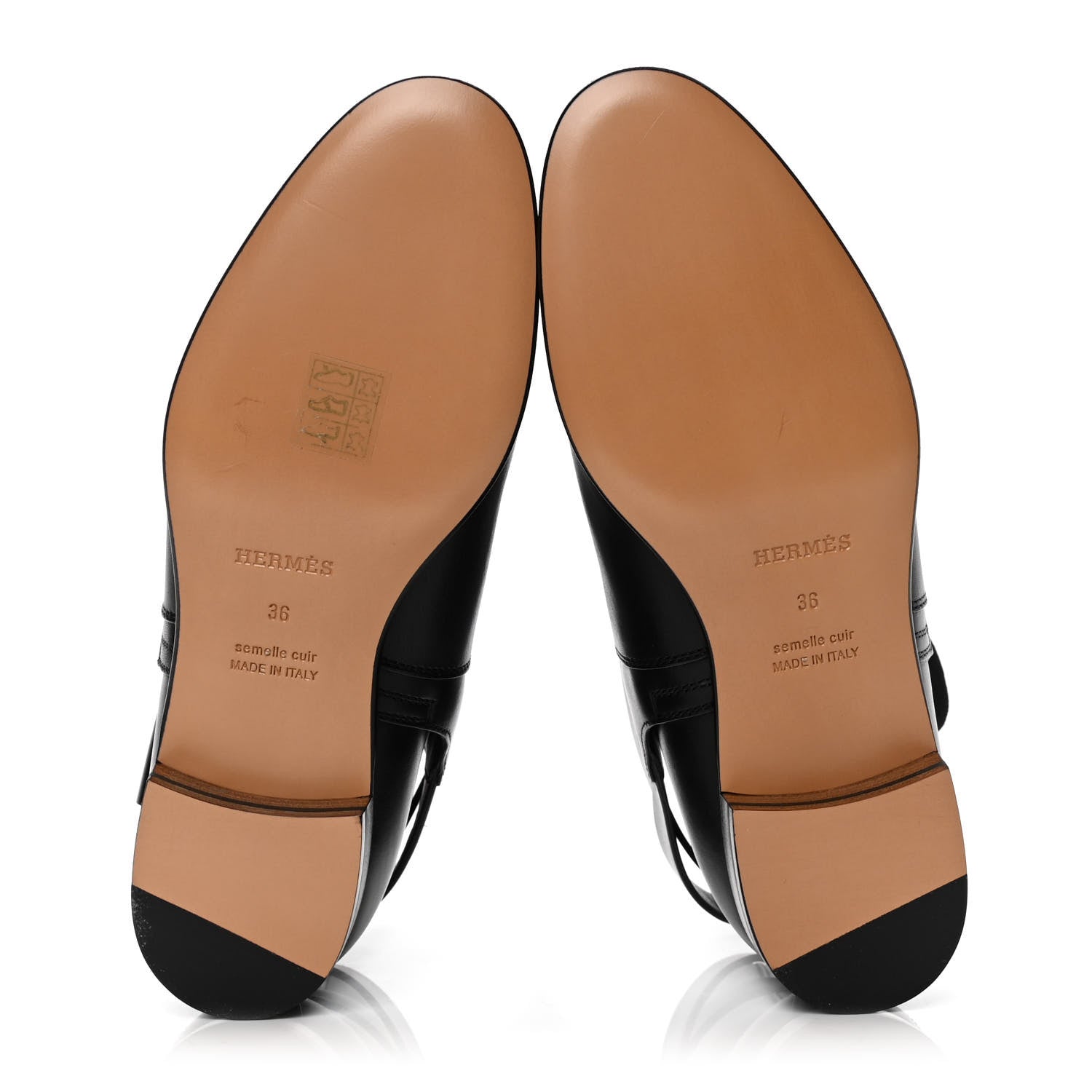 Hermes Calfskin Neo Low Boots 36 Black 4 of 4