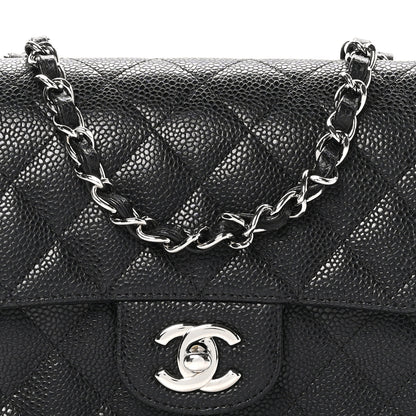 Chanel Caviar Quilted Mini Square Flap Black 8 of 10