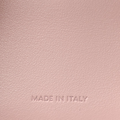 Celine Shiny Calfskin Compact Triomphe Wallet With Coin Purse Pink 7 of 10