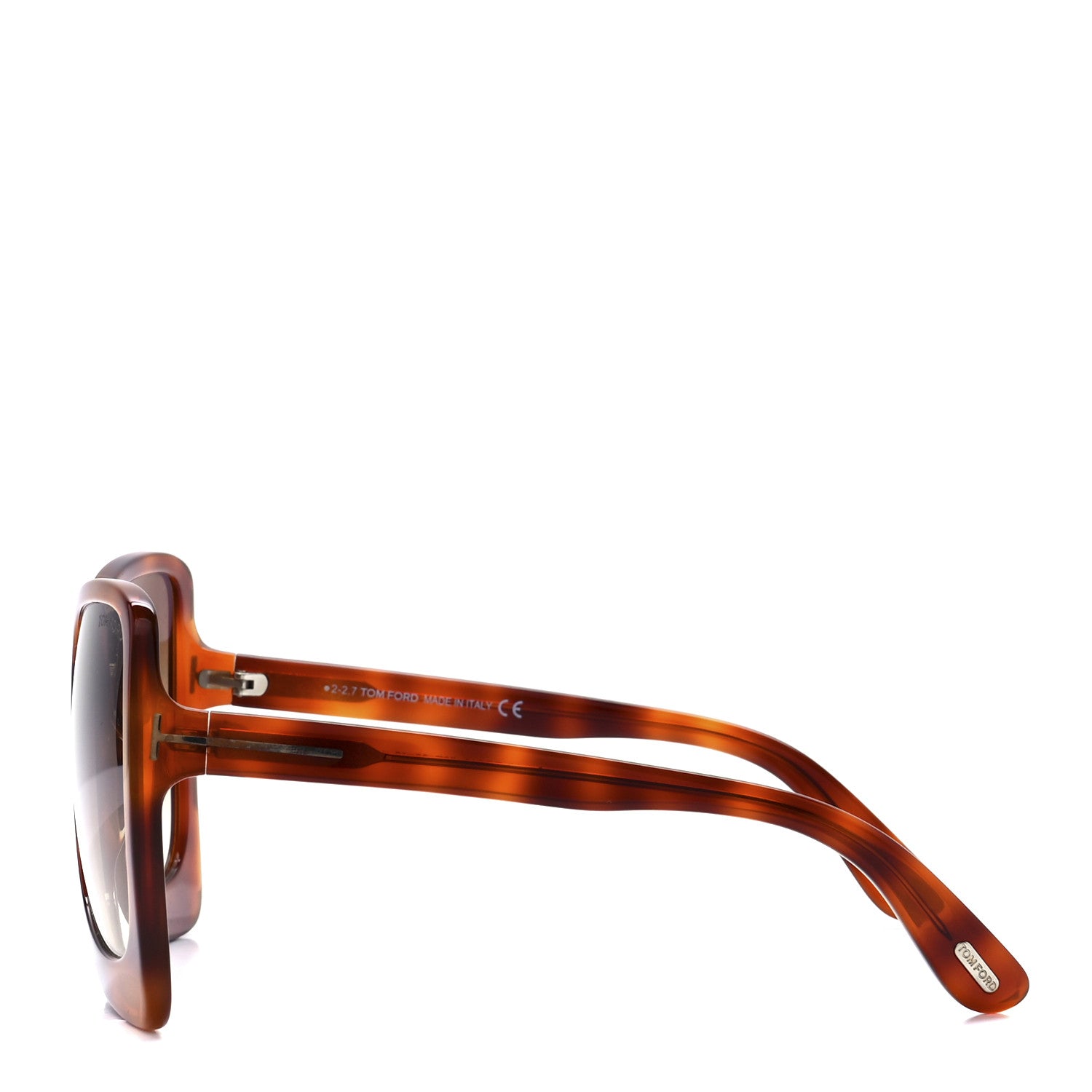 Tom Ford Acetate Emmanuella Sunglasses TF618 Tortoise 3 of 9