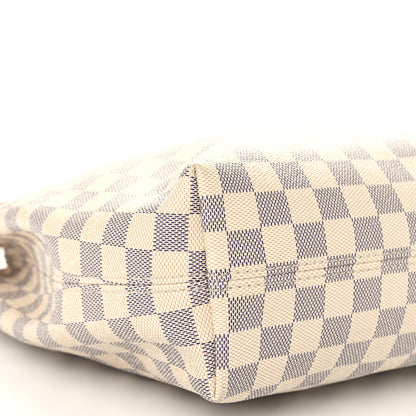 Louis Vuitton Damier Azur Graceful PM Rose Ballerine 8 of 10