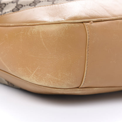 Gucci Monogram Large Bamboo Top Handle Bag Tan 15 of 19