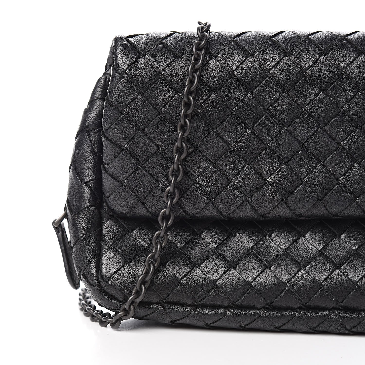 Bottega Veneta Nappa Intrecciato Mini Messenger Bag Black 11 of 11