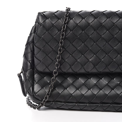 Bottega Veneta Nappa Intrecciato Mini Messenger Bag Black 11 of 11