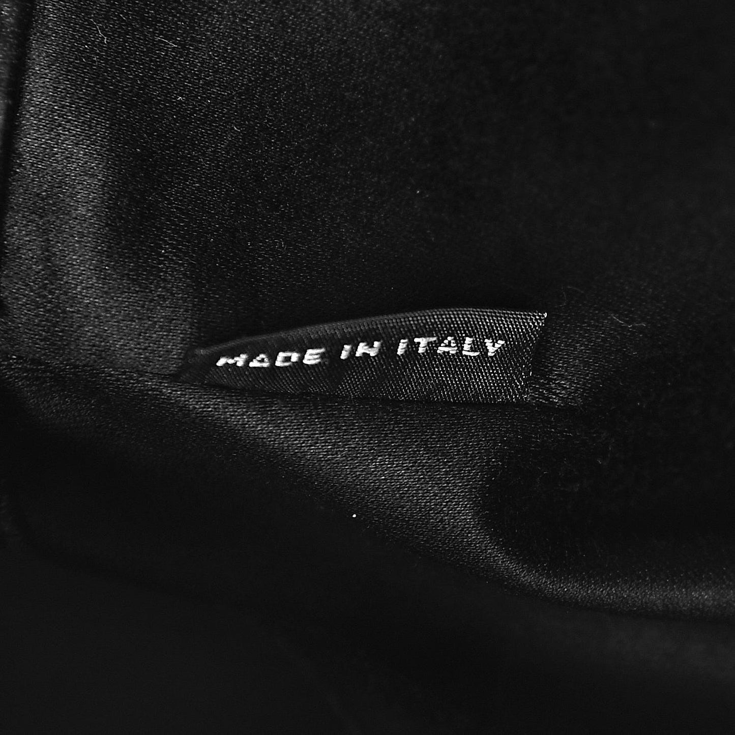 Nappa Matelasse Flap Black