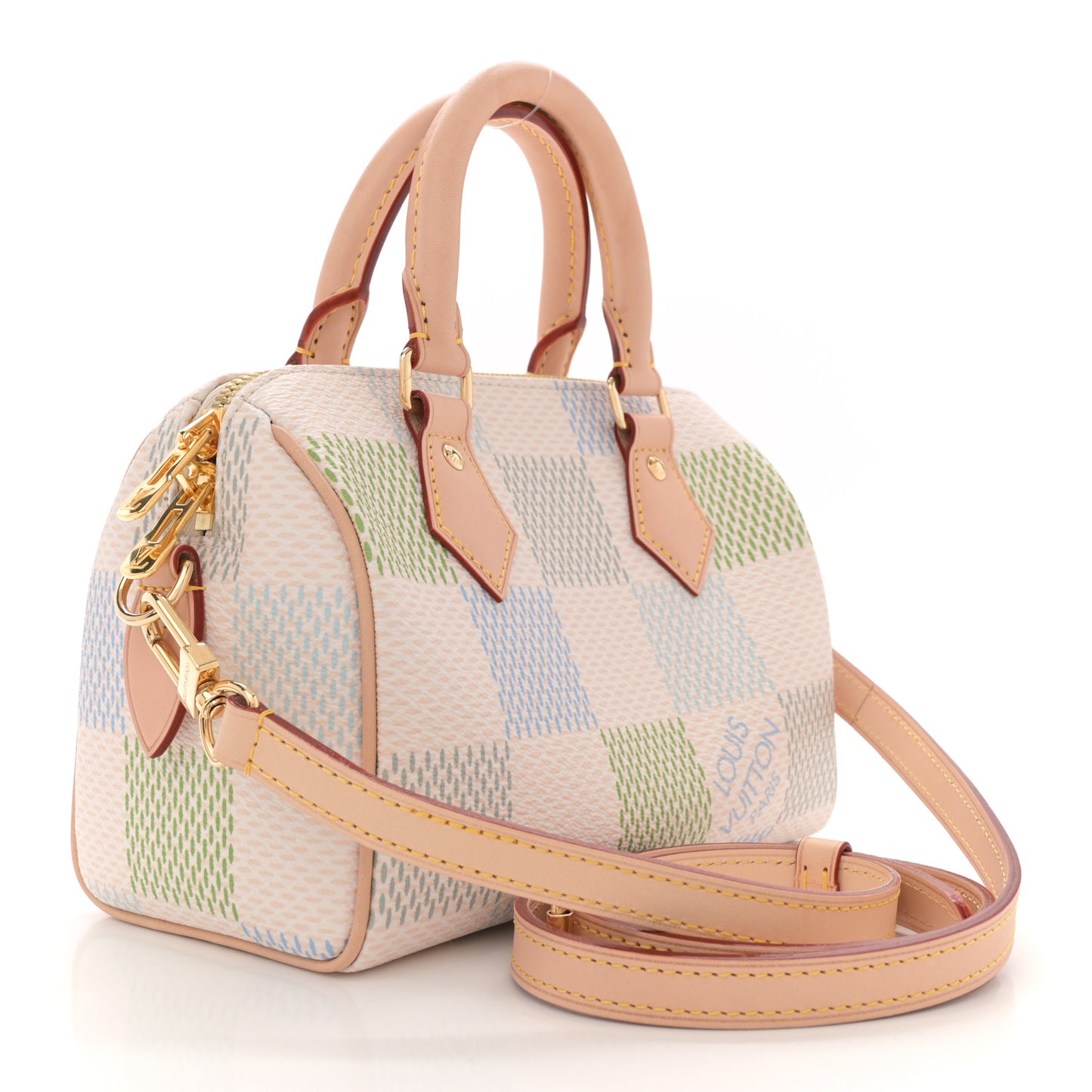 Damier Giant Speedy Bandouliere 20 Pistachio