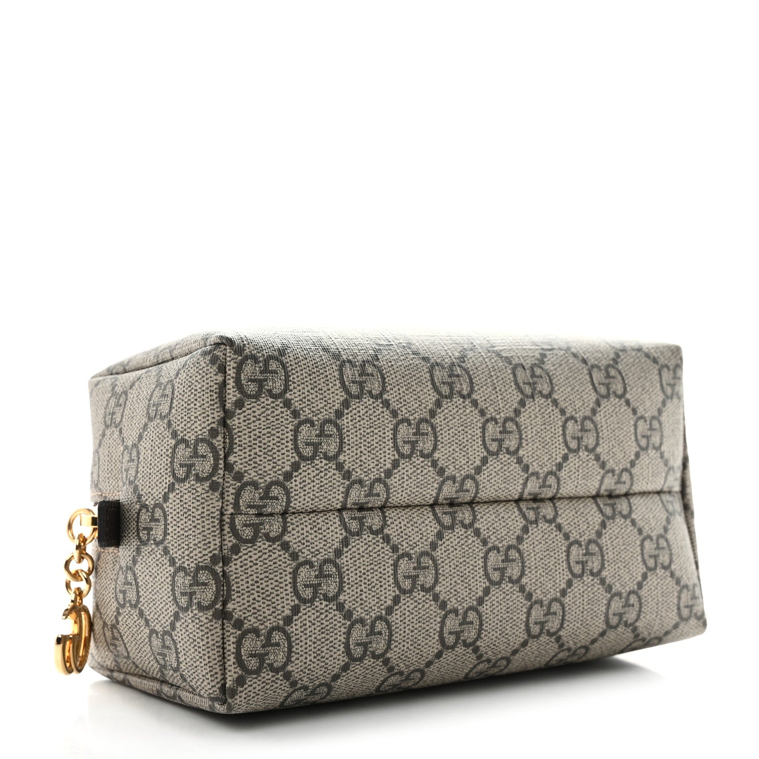Gucci Soft GG Supreme Monogram Calfskin Medium Ophidia Cosmetic Case Beige Ebony New Acero 4 of 8