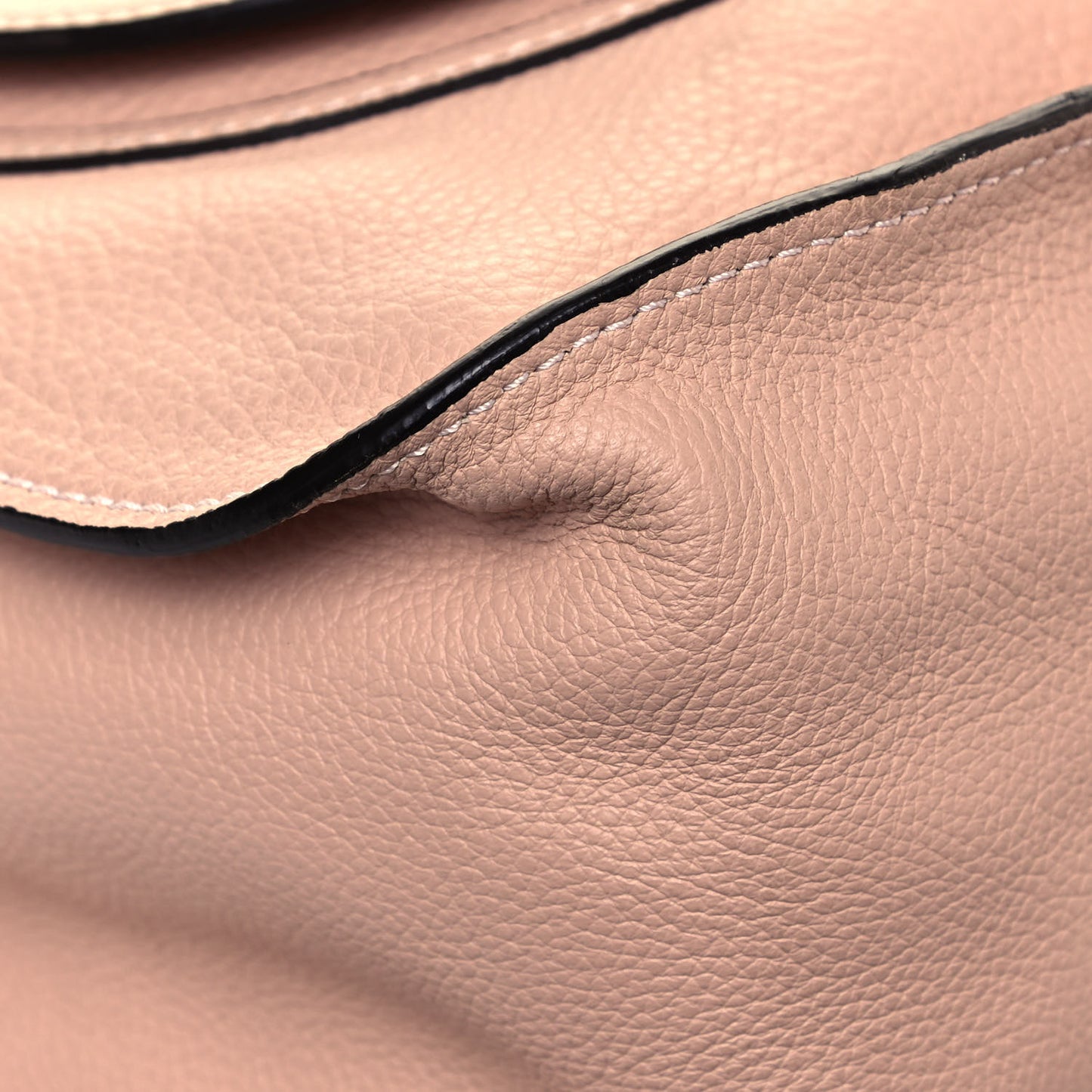 Calfskin Large Marcie Satchel Blush Nude
