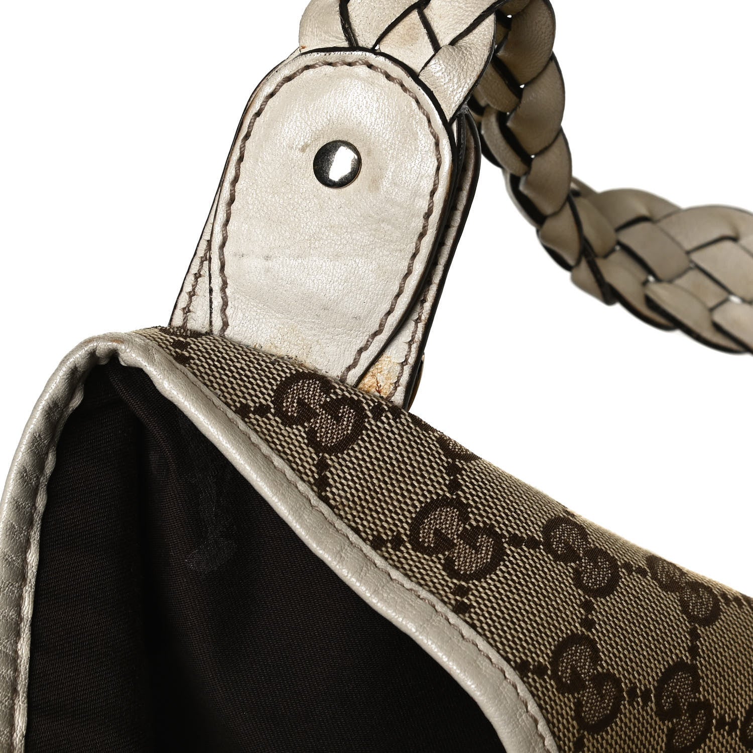 Gucci Monogram Medium Pelham Shoulder Bag Off White 19 of 20