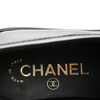 Chanel Lambskin Quilted CC Turnlock Loafers 36 Black 8 of 10
