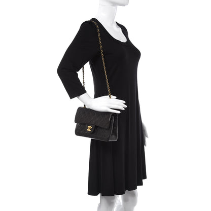 Chanel Lambskin Quilted Small Double Flap Black 2 of 10