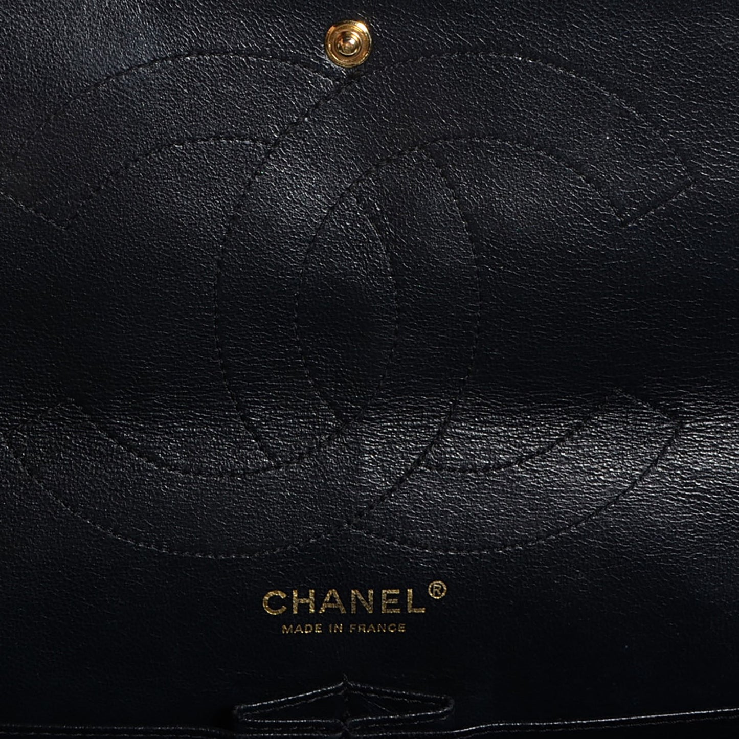Glazed Calfskin 2.55 Reissue 227 Flap Black