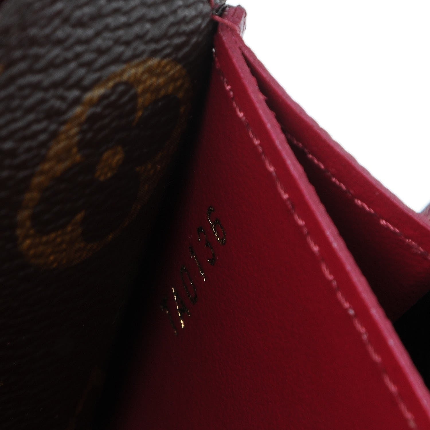 Louis Vuitton Monogram Emilie Wallet Fuchsia 7 of 8