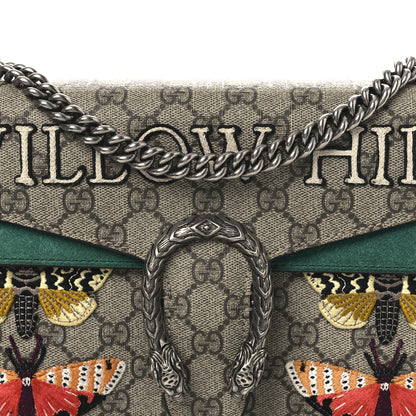 Gucci GG Supreme Monogram Willow Hill Embroidered Small Dionysus Shoulder Bag Emerald 8 of 12
