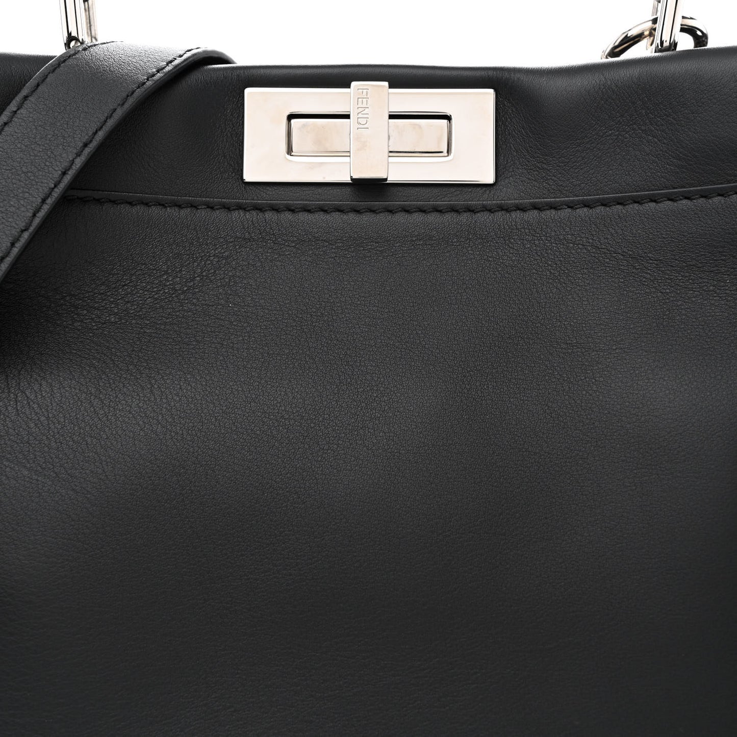 Vitello Seta Snakeskin Crocodile Monster Eyes Medium Peekaboo Iconic Satchel Black Girasole