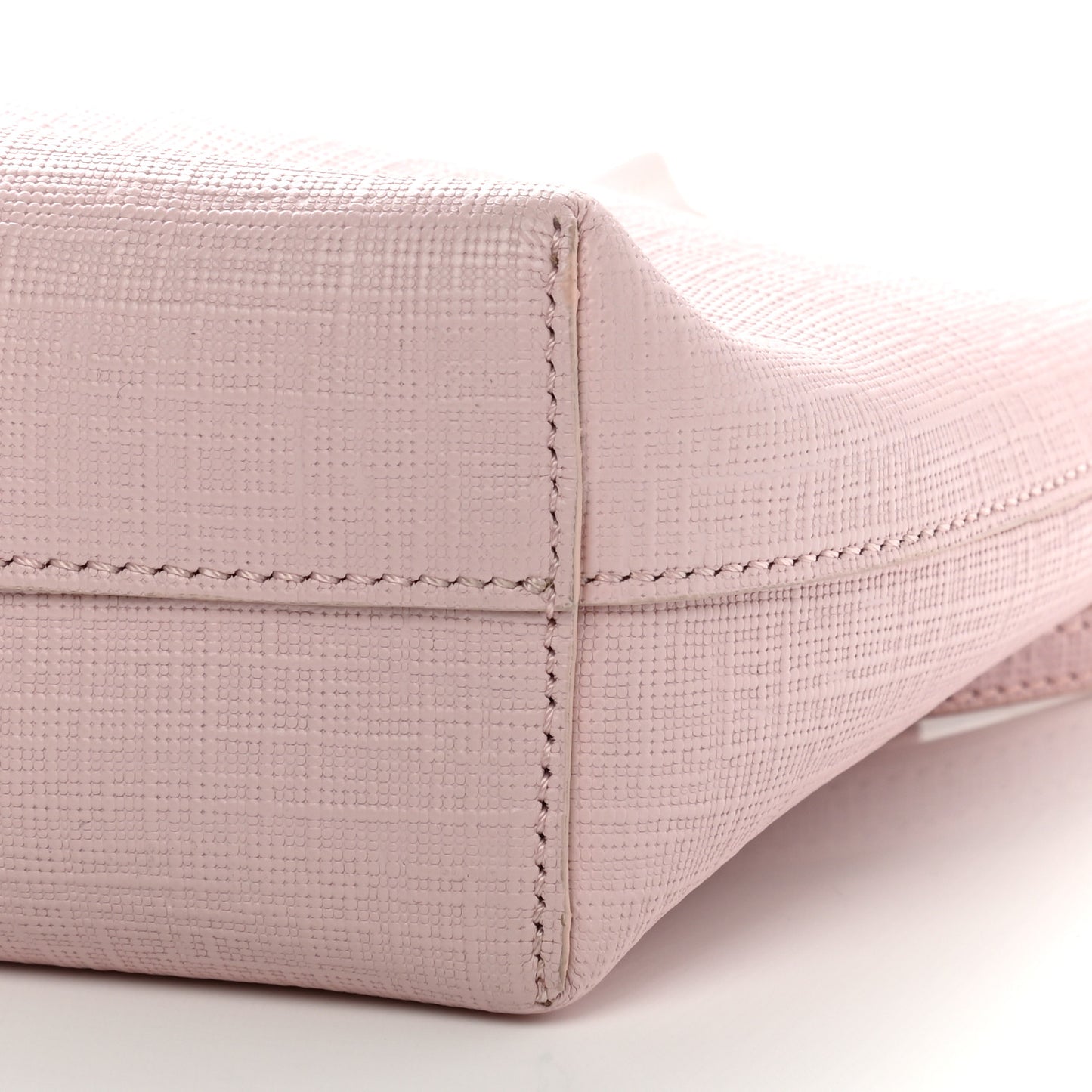 Saffiano Mini Shopper Tote Pink