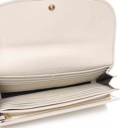Gucci Calfskin 1973 Continental Clutch Wallet Off White 8 of 12
